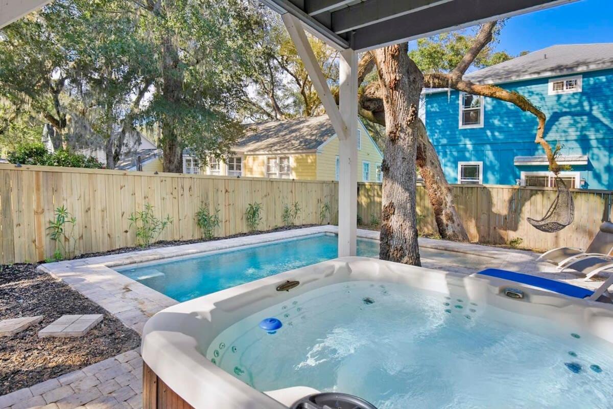 Downtown St Aug Home By Fountain Of Youth Pool Spa By Beach Add Golf Cart St. Augustine Exterior photo